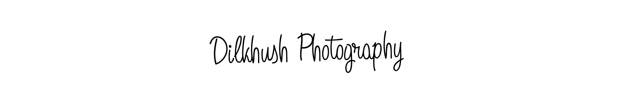 Use a signature maker to create a handwritten signature online. With this signature software, you can design (Angelique-Rose-font-FFP) your own signature for name Dilkhush Photography. Dilkhush Photography signature style 5 images and pictures png