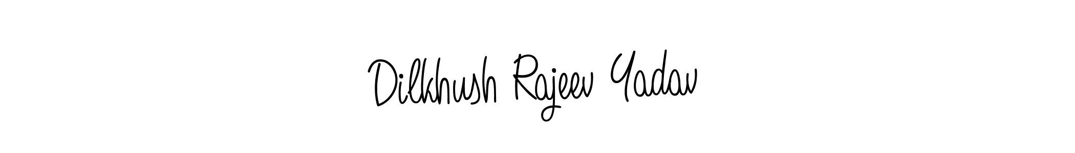 This is the best signature style for the Dilkhush Rajeev Yadav name. Also you like these signature font (Angelique-Rose-font-FFP). Mix name signature. Dilkhush Rajeev Yadav signature style 5 images and pictures png