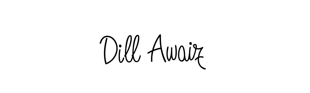 Best and Professional Signature Style for Dill Awaiz. Angelique-Rose-font-FFP Best Signature Style Collection. Dill Awaiz signature style 5 images and pictures png