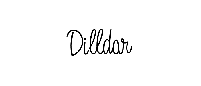 The best way (Angelique-Rose-font-FFP) to make a short signature is to pick only two or three words in your name. The name Dilldar include a total of six letters. For converting this name. Dilldar signature style 5 images and pictures png