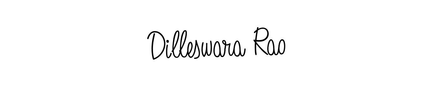 Dilleswara Rao stylish signature style. Best Handwritten Sign (Angelique-Rose-font-FFP) for my name. Handwritten Signature Collection Ideas for my name Dilleswara Rao. Dilleswara Rao signature style 5 images and pictures png