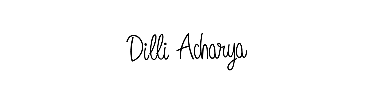 Here are the top 10 professional signature styles for the name Dilli Acharya. These are the best autograph styles you can use for your name. Dilli Acharya signature style 5 images and pictures png