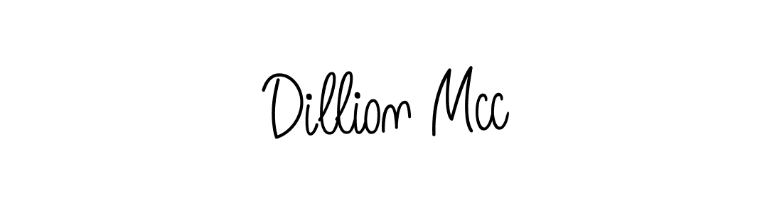 Make a beautiful signature design for name Dillion Mcc. Use this online signature maker to create a handwritten signature for free. Dillion Mcc signature style 5 images and pictures png