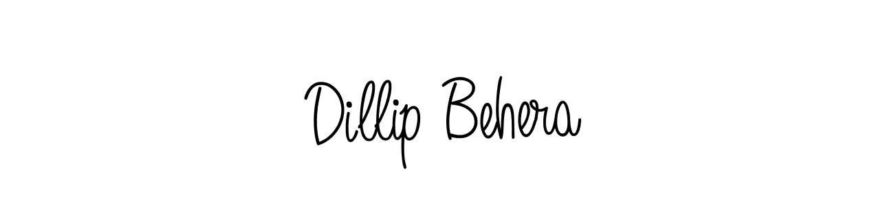 Dillip Behera stylish signature style. Best Handwritten Sign (Angelique-Rose-font-FFP) for my name. Handwritten Signature Collection Ideas for my name Dillip Behera. Dillip Behera signature style 5 images and pictures png