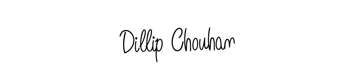 Dillip Chouhan stylish signature style. Best Handwritten Sign (Angelique-Rose-font-FFP) for my name. Handwritten Signature Collection Ideas for my name Dillip Chouhan. Dillip Chouhan signature style 5 images and pictures png