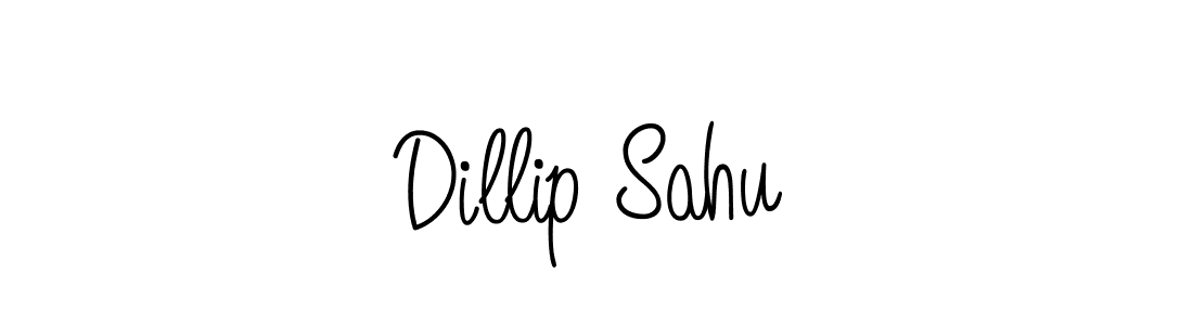 Create a beautiful signature design for name Dillip Sahu. With this signature (Angelique-Rose-font-FFP) fonts, you can make a handwritten signature for free. Dillip Sahu signature style 5 images and pictures png