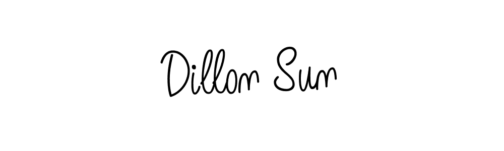 Design your own signature with our free online signature maker. With this signature software, you can create a handwritten (Angelique-Rose-font-FFP) signature for name Dillon Sun. Dillon Sun signature style 5 images and pictures png