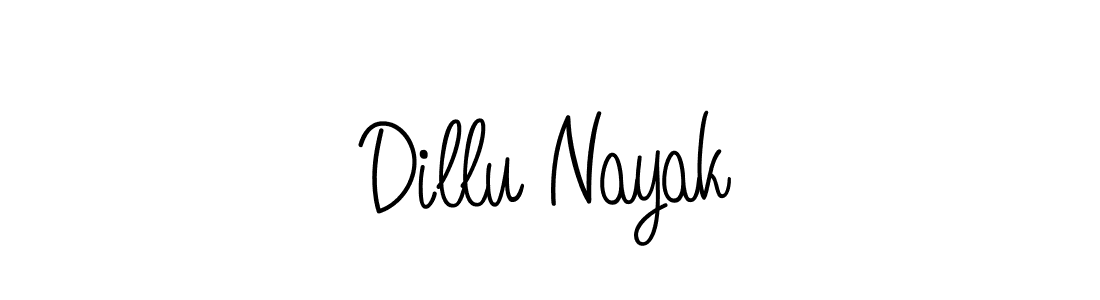 How to Draw Dillu Nayak signature style? Angelique-Rose-font-FFP is a latest design signature styles for name Dillu Nayak. Dillu Nayak signature style 5 images and pictures png
