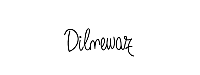 Dilnewaz stylish signature style. Best Handwritten Sign (Angelique-Rose-font-FFP) for my name. Handwritten Signature Collection Ideas for my name Dilnewaz. Dilnewaz signature style 5 images and pictures png