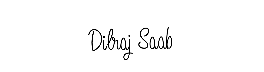 Make a beautiful signature design for name Dilraj Saab. With this signature (Angelique-Rose-font-FFP) style, you can create a handwritten signature for free. Dilraj Saab signature style 5 images and pictures png