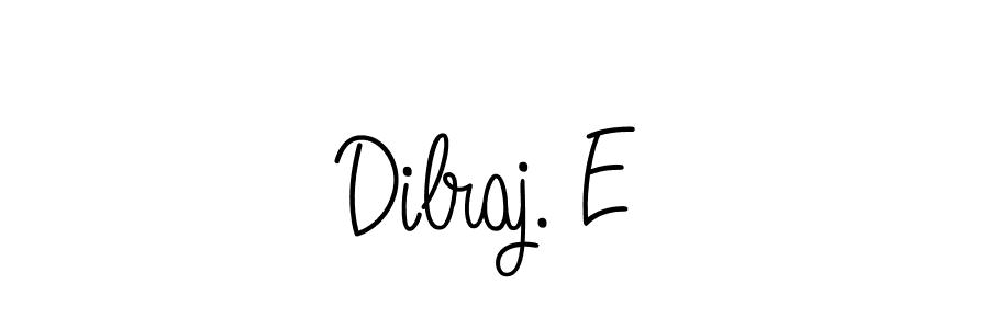 You should practise on your own different ways (Angelique-Rose-font-FFP) to write your name (Dilraj. E) in signature. don't let someone else do it for you. Dilraj. E signature style 5 images and pictures png