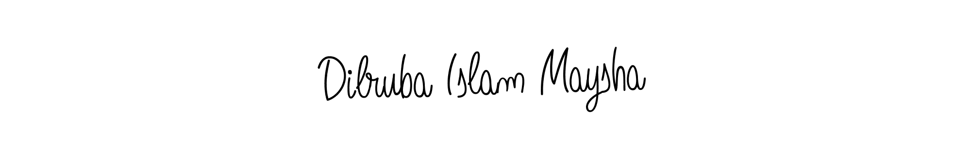 Make a beautiful signature design for name Dilruba Islam Maysha. Use this online signature maker to create a handwritten signature for free. Dilruba Islam Maysha signature style 5 images and pictures png