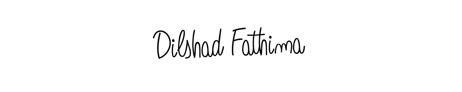 Also we have Dilshad Fathima name is the best signature style. Create professional handwritten signature collection using Angelique-Rose-font-FFP autograph style. Dilshad Fathima signature style 5 images and pictures png