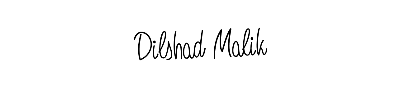 How to Draw Dilshad Malik signature style? Angelique-Rose-font-FFP is a latest design signature styles for name Dilshad Malik. Dilshad Malik signature style 5 images and pictures png