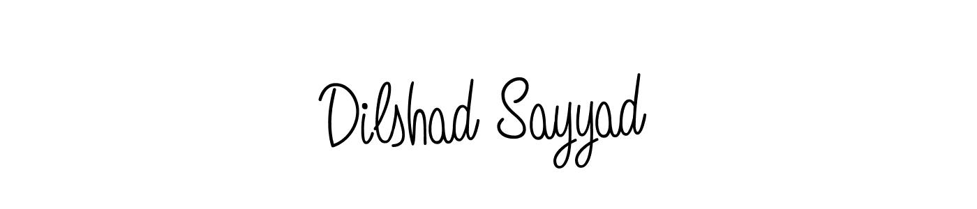 You can use this online signature creator to create a handwritten signature for the name Dilshad Sayyad. This is the best online autograph maker. Dilshad Sayyad signature style 5 images and pictures png