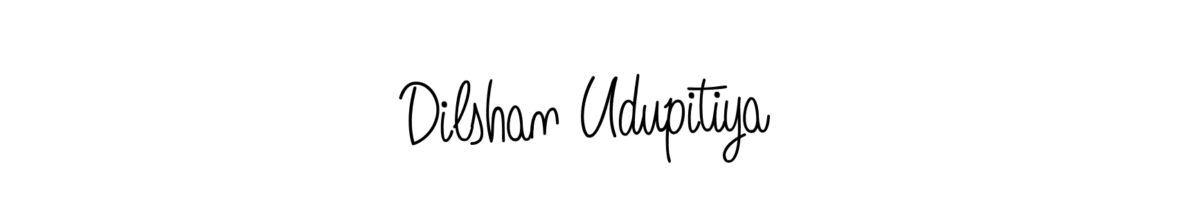 Also we have Dilshan Udupitiya name is the best signature style. Create professional handwritten signature collection using Angelique-Rose-font-FFP autograph style. Dilshan Udupitiya signature style 5 images and pictures png