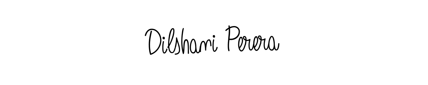 How to make Dilshani Perera name signature. Use Angelique-Rose-font-FFP style for creating short signs online. This is the latest handwritten sign. Dilshani Perera signature style 5 images and pictures png