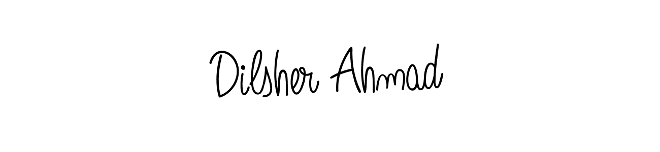 Make a beautiful signature design for name Dilsher Ahmad. Use this online signature maker to create a handwritten signature for free. Dilsher Ahmad signature style 5 images and pictures png