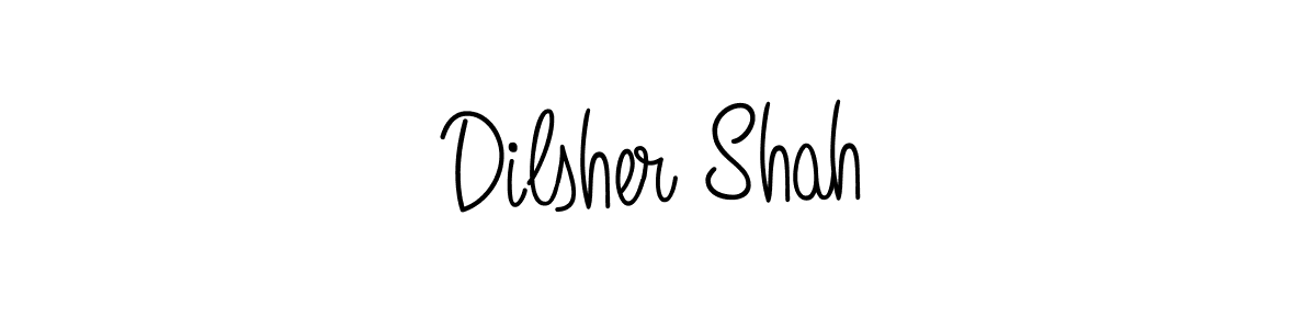 Best and Professional Signature Style for Dilsher Shah. Angelique-Rose-font-FFP Best Signature Style Collection. Dilsher Shah signature style 5 images and pictures png