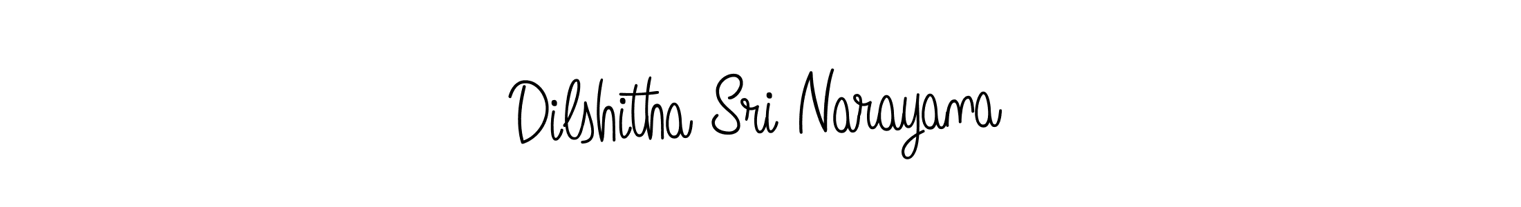 Use a signature maker to create a handwritten signature online. With this signature software, you can design (Angelique-Rose-font-FFP) your own signature for name Dilshitha Sri Narayana. Dilshitha Sri Narayana signature style 5 images and pictures png