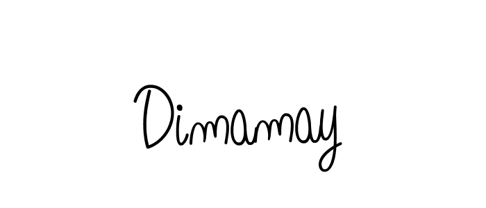 How to make Dimamay name signature. Use Angelique-Rose-font-FFP style for creating short signs online. This is the latest handwritten sign. Dimamay signature style 5 images and pictures png