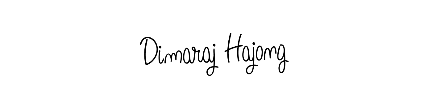 Design your own signature with our free online signature maker. With this signature software, you can create a handwritten (Angelique-Rose-font-FFP) signature for name Dimaraj Hajong. Dimaraj Hajong signature style 5 images and pictures png
