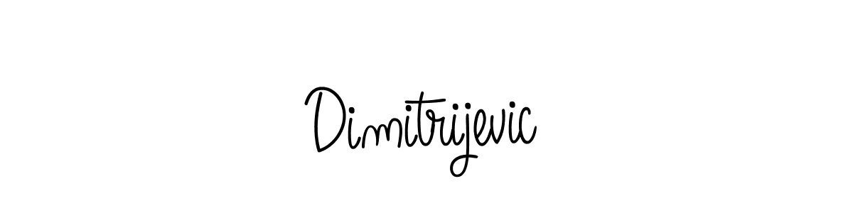 The best way (Angelique-Rose-font-FFP) to make a short signature is to pick only two or three words in your name. The name Dimitrijevic include a total of six letters. For converting this name. Dimitrijevic signature style 5 images and pictures png