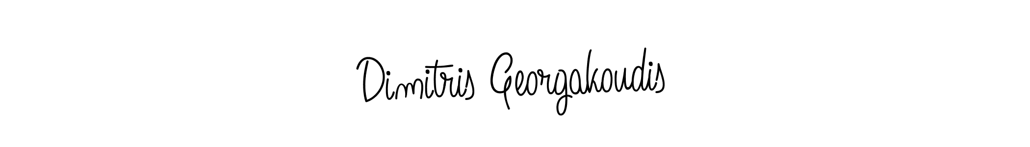 Make a short Dimitris Georgakoudis signature style. Manage your documents anywhere anytime using Angelique-Rose-font-FFP. Create and add eSignatures, submit forms, share and send files easily. Dimitris Georgakoudis signature style 5 images and pictures png