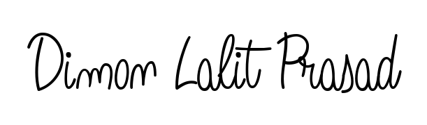 It looks like you need a new signature style for name Dimon Lalit Prasad. Design unique handwritten (Angelique-Rose-font-FFP) signature with our free signature maker in just a few clicks. Dimon Lalit Prasad signature style 5 images and pictures png