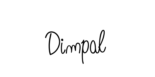 How to make Dimpal signature? Angelique-Rose-font-FFP is a professional autograph style. Create handwritten signature for Dimpal name. Dimpal signature style 5 images and pictures png