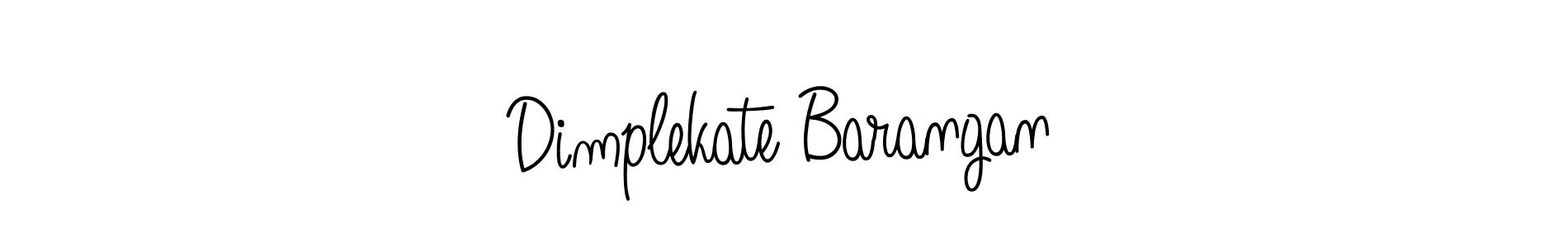 Make a short Dimplekate Barangan signature style. Manage your documents anywhere anytime using Angelique-Rose-font-FFP. Create and add eSignatures, submit forms, share and send files easily. Dimplekate Barangan signature style 5 images and pictures png