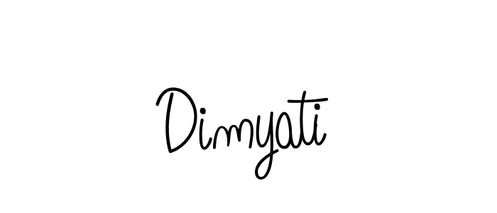 The best way (Angelique-Rose-font-FFP) to make a short signature is to pick only two or three words in your name. The name Dimyati include a total of six letters. For converting this name. Dimyati signature style 5 images and pictures png