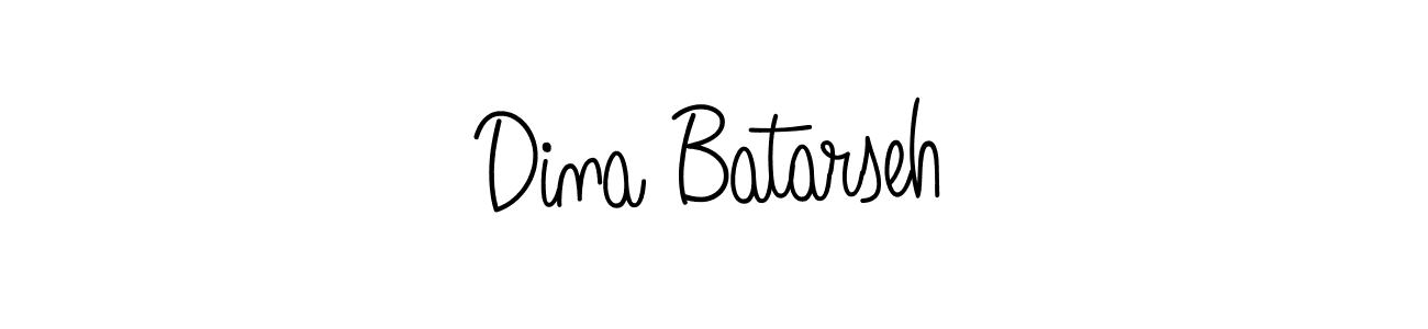 Use a signature maker to create a handwritten signature online. With this signature software, you can design (Angelique-Rose-font-FFP) your own signature for name Dina Batarseh. Dina Batarseh signature style 5 images and pictures png