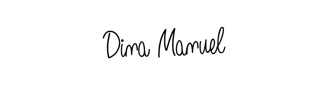 Create a beautiful signature design for name Dina Manuel. With this signature (Angelique-Rose-font-FFP) fonts, you can make a handwritten signature for free. Dina Manuel signature style 5 images and pictures png