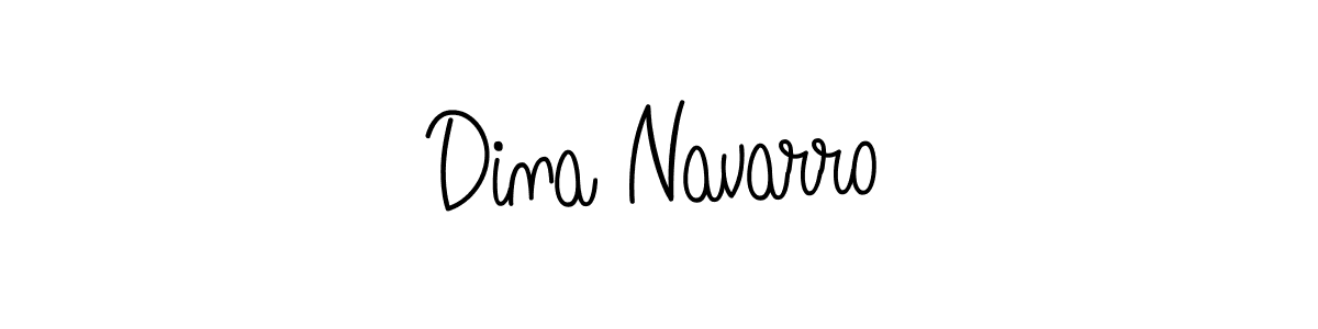 How to make Dina Navarro signature? Angelique-Rose-font-FFP is a professional autograph style. Create handwritten signature for Dina Navarro name. Dina Navarro signature style 5 images and pictures png