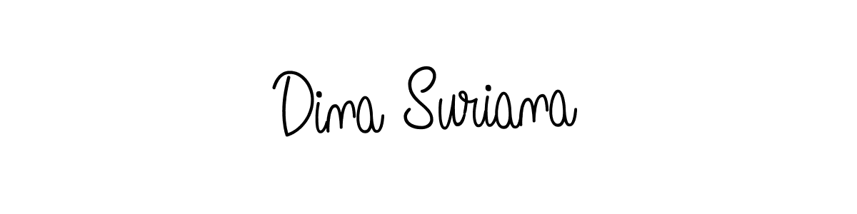 Make a beautiful signature design for name Dina Suriana. Use this online signature maker to create a handwritten signature for free. Dina Suriana signature style 5 images and pictures png