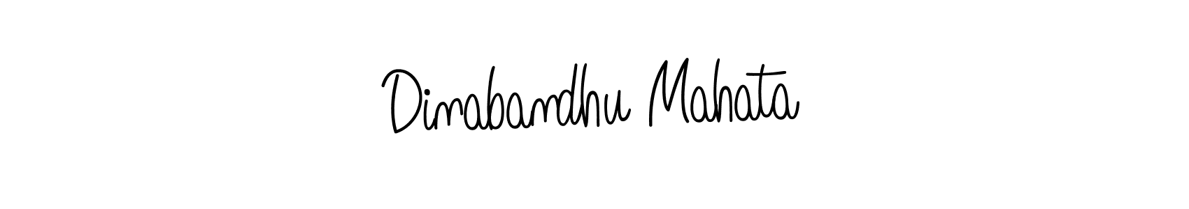 Once you've used our free online signature maker to create your best signature Angelique-Rose-font-FFP style, it's time to enjoy all of the benefits that Dinabandhu Mahata name signing documents. Dinabandhu Mahata signature style 5 images and pictures png