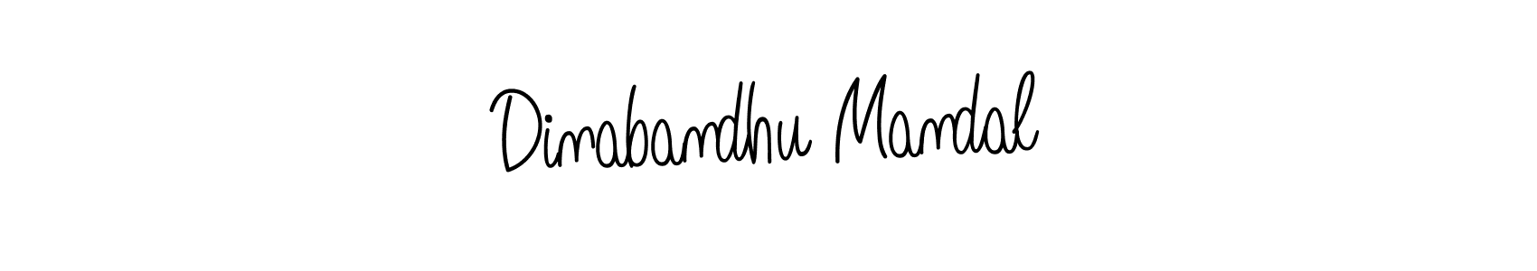 How to make Dinabandhu Mandal signature? Angelique-Rose-font-FFP is a professional autograph style. Create handwritten signature for Dinabandhu Mandal name. Dinabandhu Mandal signature style 5 images and pictures png