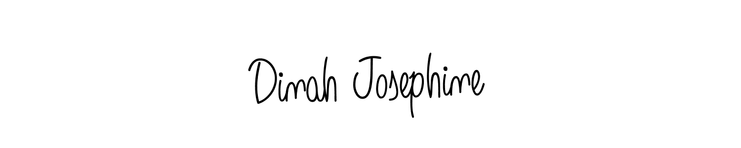 How to make Dinah Josephine signature? Angelique-Rose-font-FFP is a professional autograph style. Create handwritten signature for Dinah Josephine name. Dinah Josephine signature style 5 images and pictures png