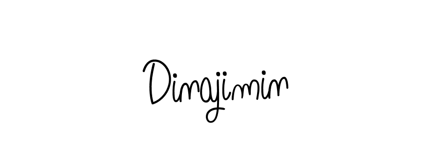 Create a beautiful signature design for name Dinajimin. With this signature (Angelique-Rose-font-FFP) fonts, you can make a handwritten signature for free. Dinajimin signature style 5 images and pictures png