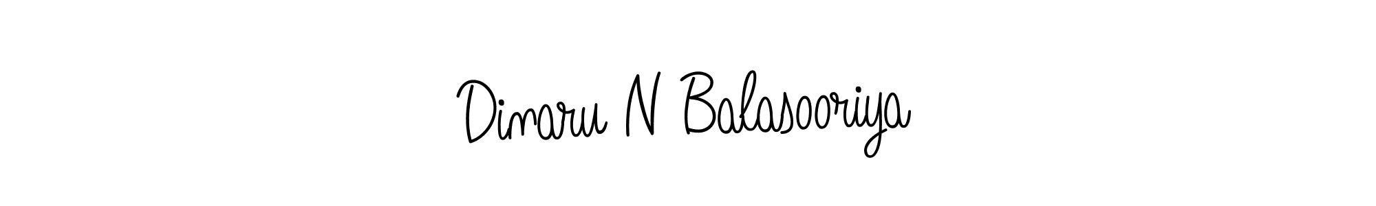 Angelique-Rose-font-FFP is a professional signature style that is perfect for those who want to add a touch of class to their signature. It is also a great choice for those who want to make their signature more unique. Get Dinaru N Balasooriya name to fancy signature for free. Dinaru N Balasooriya signature style 5 images and pictures png