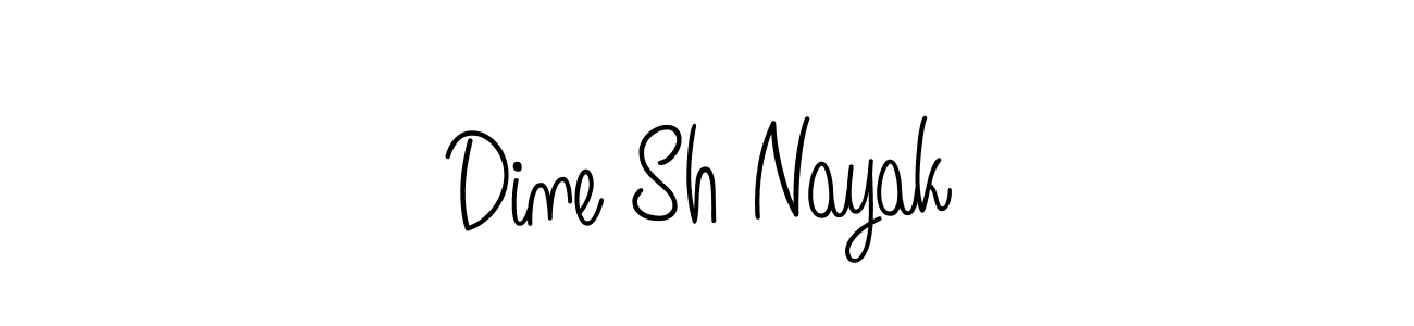 How to Draw Dine Sh Nayak signature style? Angelique-Rose-font-FFP is a latest design signature styles for name Dine Sh Nayak. Dine Sh Nayak signature style 5 images and pictures png