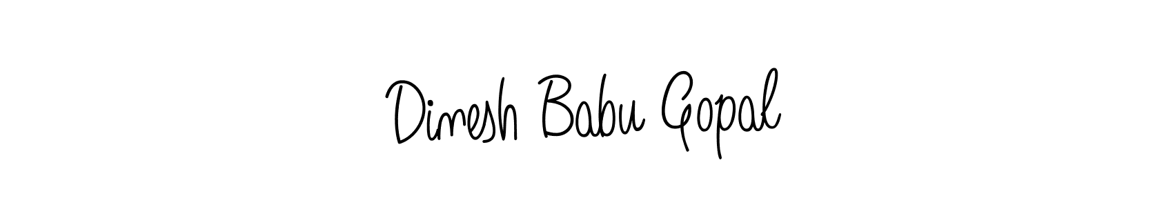 It looks lik you need a new signature style for name Dinesh Babu Gopal. Design unique handwritten (Angelique-Rose-font-FFP) signature with our free signature maker in just a few clicks. Dinesh Babu Gopal signature style 5 images and pictures png