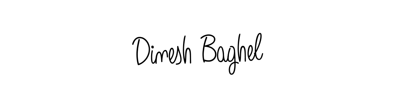 How to make Dinesh Baghel signature? Angelique-Rose-font-FFP is a professional autograph style. Create handwritten signature for Dinesh Baghel name. Dinesh Baghel signature style 5 images and pictures png