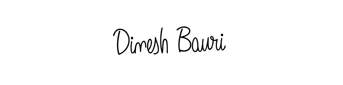 Create a beautiful signature design for name Dinesh Bauri. With this signature (Angelique-Rose-font-FFP) fonts, you can make a handwritten signature for free. Dinesh Bauri signature style 5 images and pictures png