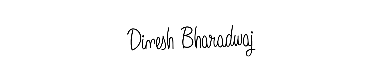 How to make Dinesh Bharadwaj signature? Angelique-Rose-font-FFP is a professional autograph style. Create handwritten signature for Dinesh Bharadwaj name. Dinesh Bharadwaj signature style 5 images and pictures png