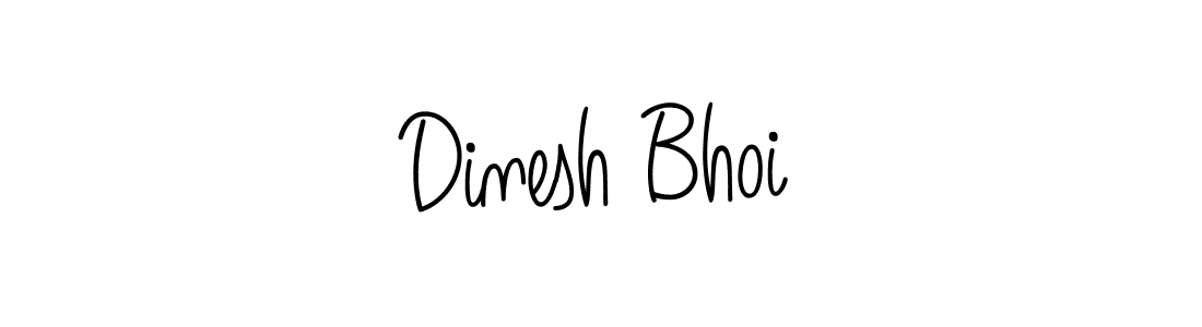 How to make Dinesh Bhoi signature? Angelique-Rose-font-FFP is a professional autograph style. Create handwritten signature for Dinesh Bhoi name. Dinesh Bhoi signature style 5 images and pictures png