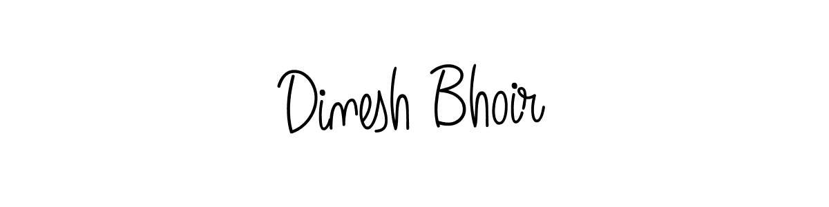 Create a beautiful signature design for name Dinesh Bhoir. With this signature (Angelique-Rose-font-FFP) fonts, you can make a handwritten signature for free. Dinesh Bhoir signature style 5 images and pictures png