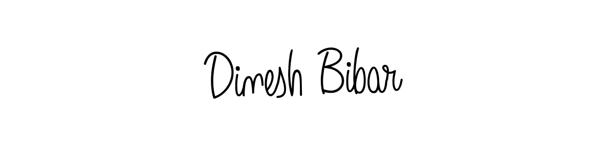 Also we have Dinesh Bibar name is the best signature style. Create professional handwritten signature collection using Angelique-Rose-font-FFP autograph style. Dinesh Bibar signature style 5 images and pictures png