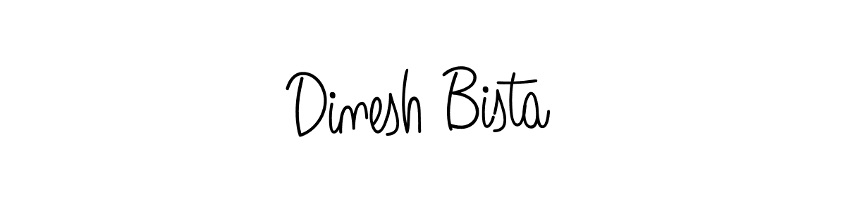 How to Draw Dinesh Bista signature style? Angelique-Rose-font-FFP is a latest design signature styles for name Dinesh Bista. Dinesh Bista signature style 5 images and pictures png